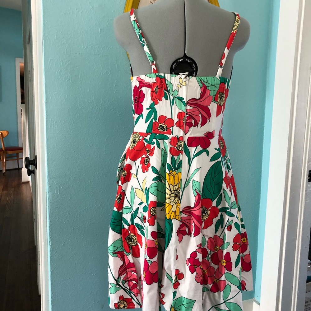 Sxia Floral Dress Large retro - Picture 3 of 8